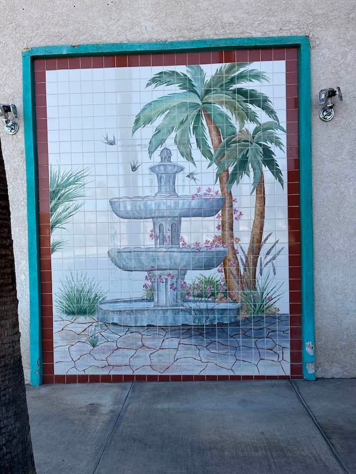 Custom artisan decorative tile installation in Perris home